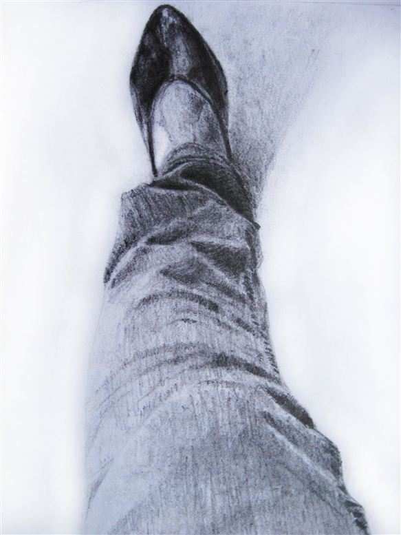 Figure in Motion — Charcoal